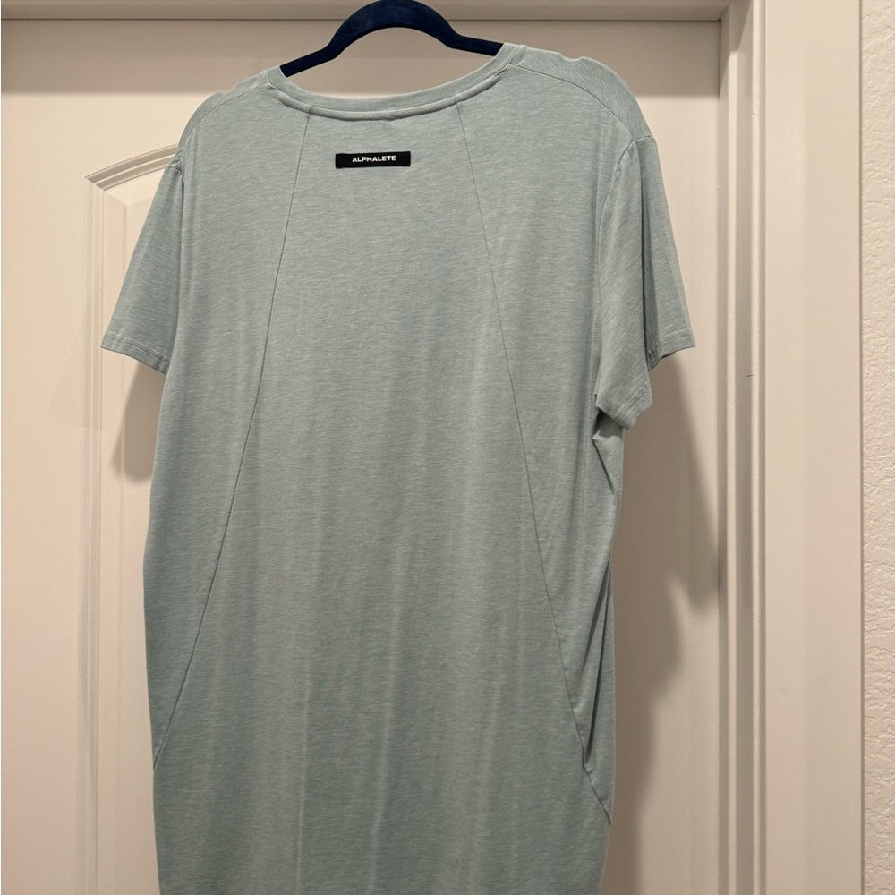 Large blue/gray Alphalete shirt - Picture 2 of 2
